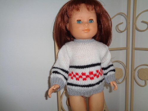 Vêtement pull poupée - ,pull,