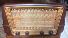 Ancien poste de radio SONORA "Excellence 303" en bakélite TSF Vintage Non testé.