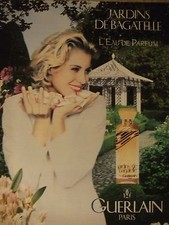 PUBLICITÉ 1994 GUERLAIN JARDIN DE BAGATELLE L'EAU DE TOILETTE - ADVERTISING