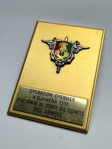 Plaquette insigne détachement - plaquette,