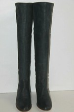 CREEKS  Bottes Genoux  Cavalières Cuir Gris Foncé T 37 TBE