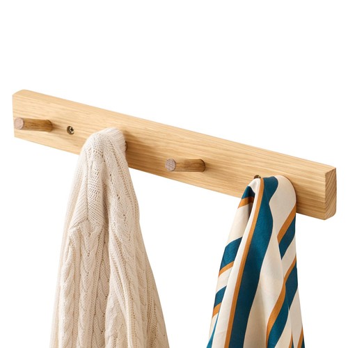 Coat hook wooden rack - coat,
