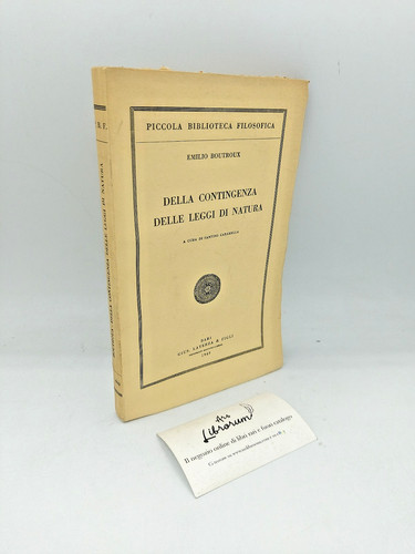 Contingence des lois de - la,