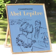 Miroir sérigraphié Champagne