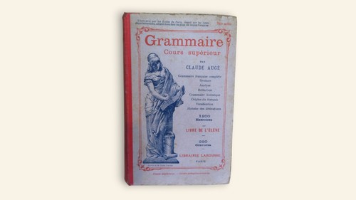 Livre ancien grammaire claude - ancien,