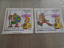 ASTERIX 2 TATOUAGES MALABAR DE 1984 (RARES)  bon état voir photos