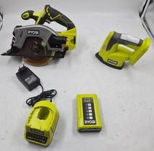 Lot De 4 Outils Électriques Ryobi - Ponceuse, Scie Circulaire, Chargeur, Pièces
