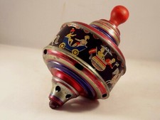 Ancien jouet toupie tôle voiture manège Germany éléphant M.N  tôle NÜRNBERG 1910