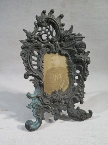 Ancien cadre photos - photos, bronze
