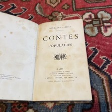 Erckmann-Chatrian CONTES POPULAIRES édition Originale HETZEL 1866 Relié Rare