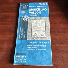 carte IGN série bleue 2338 E