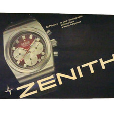 Zenith El Primero affiche vintage - Vintage Poster Original