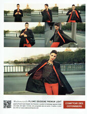Publicité Advertising 1220 2012 Mademoiselle Plume doudoune Comptoir  Cotonniers