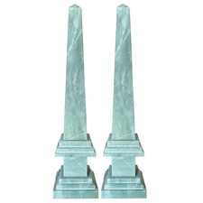 Paire De Obelisks en Marbre