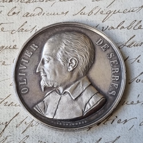 Médaille argent ancienne - médaille,