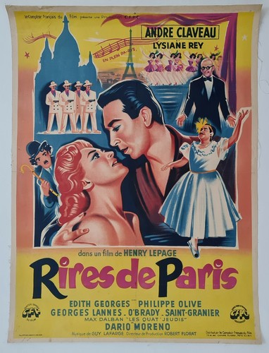 Rires paris1966 affiche - de,