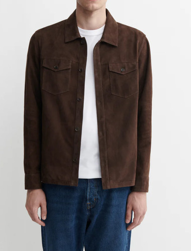Veste chemise cuir - chemise,