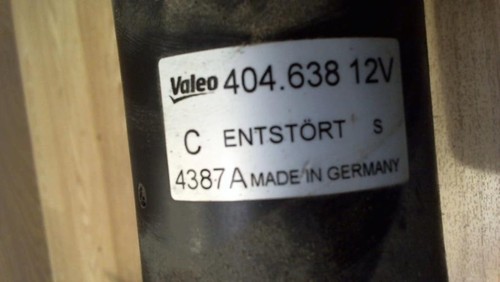 Moteur essuie glace avant