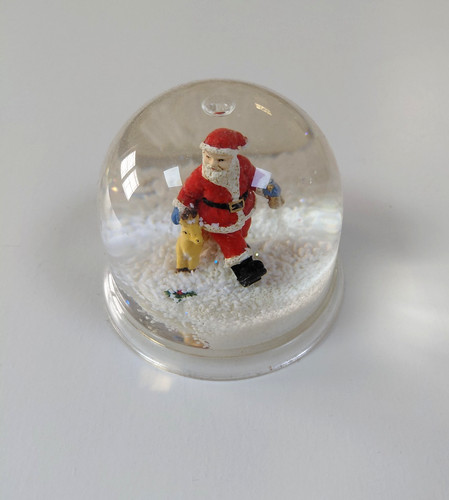 Boule neige avec figurine - boule,