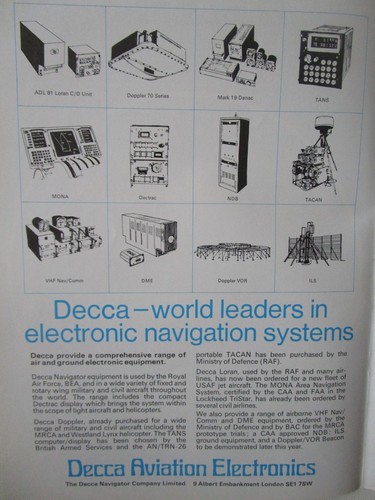 1973 pub decca - decca, aviation