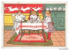 BL-BFP1-0136-CHROMOS - AU BON MARCHE - Famille a table
