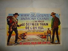WESTERN/DERNIER TRAIN DE GUN HILL/F1J/ affiche belge originale