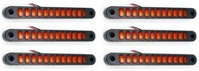 6 X Côté LED Fluo Feux 12V Position Marqueur Lampes Camion Van Bus Motorhome SUV