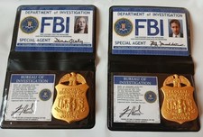 X-Files Lot 2 Badges Scully et