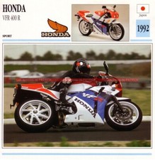 HONDA VFR 400 R 1992 : Fiche