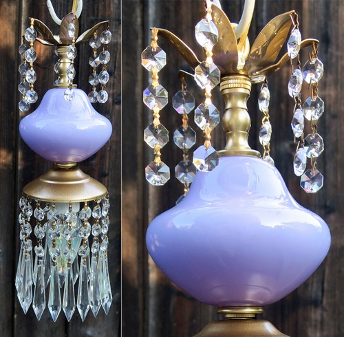 Vintage purple amethyst murano - vintage,