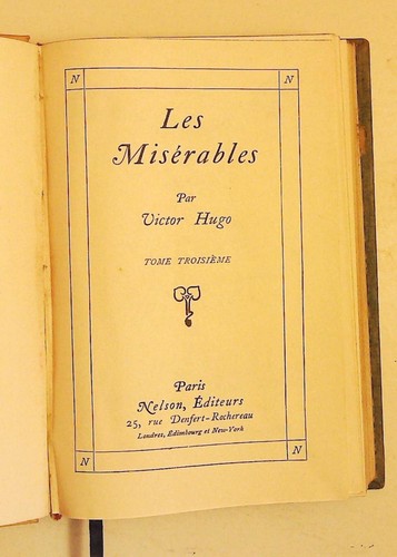 Victor hugo les misérables - hugo,