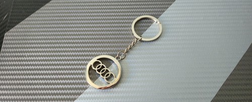 Porte clés chrome - porte, audi