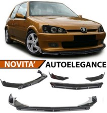 0037 PEUGEOT 106 Aileron De Pare-Chocs Avant Sport Noir Brillant Splitter