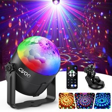 Lampe de Scène 360° Rotative Boule Disco Jeux de Lumière 5W Ampoules LED 7 RG...