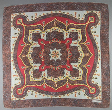 Magnifique foulard vintage  " BALENCIAGA  "