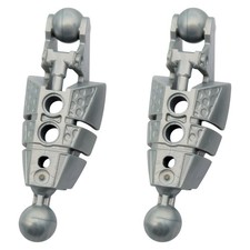 LEGO lot 2 jambes argentées