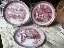 Spode Noel 3 Assiettes