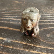 Ancienne Petite Tête En Ceramique 