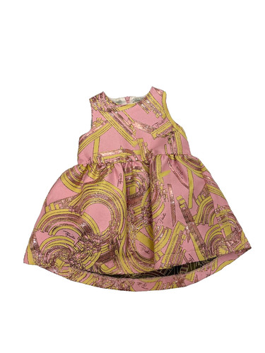 Robe rose jaune emilio - emilio, pucci