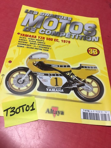 Fascicule yamaha yzr - 33, 500