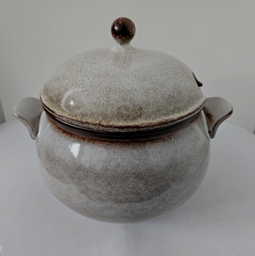 Soupière grès vintage - soupière, en