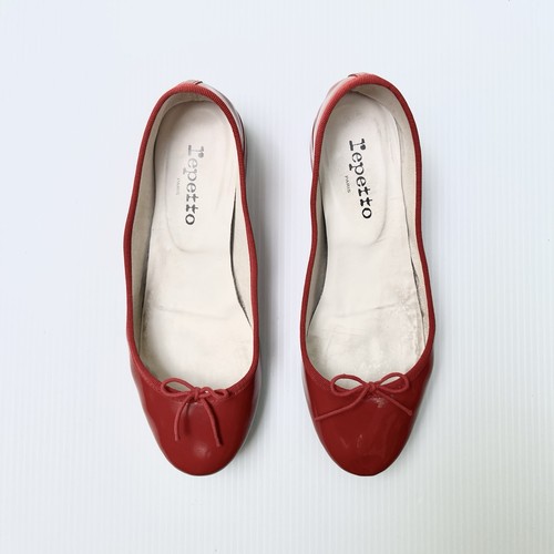 Repetto camille patent - camille, leather