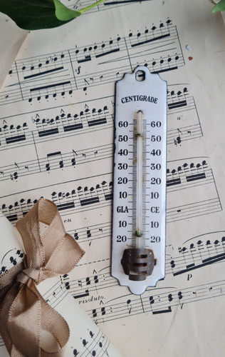 Ancien petit thermometre - petit,