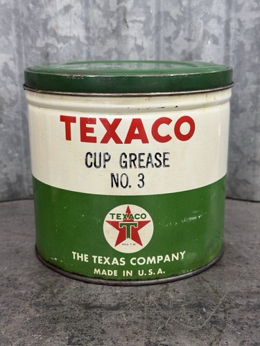 Texaco cup grease can - cup,