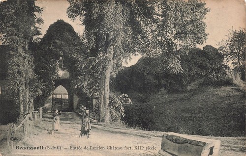 Beaussault ancien chateau - beaussault,