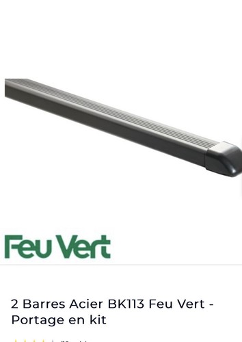 Kit barres toit feu - barres,