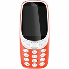 Téléphone Portable NOKIA 3310 Rouge Ecran 6.2Cm Caméra Bluetooth Autonomie 744h