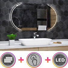 Miroir LED Salle Bain - INTERRUPTEUR TACTILE - Kair + TOUCH