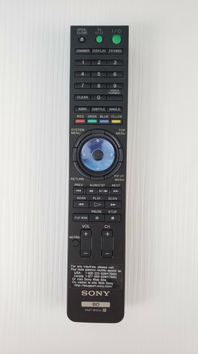 Sony rmt b101a remote control - rmt-b101a,