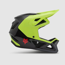 Fox Racing Rampage Barge Chelmet Fluorescent Jaune Casque Intégral Vtt Nouveau